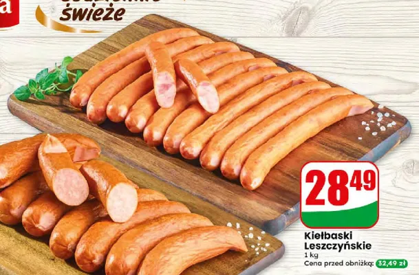 Kiełbaski Leszczyńskie Agro Rydzyna promocja w Dino