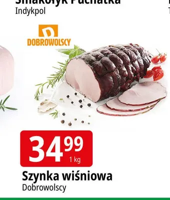 Szynka wiśniowa Dobrowolscy promocja w Leclerc