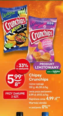 Chipsy Crunchips X-Cut Chakalaka promocja w Żabka