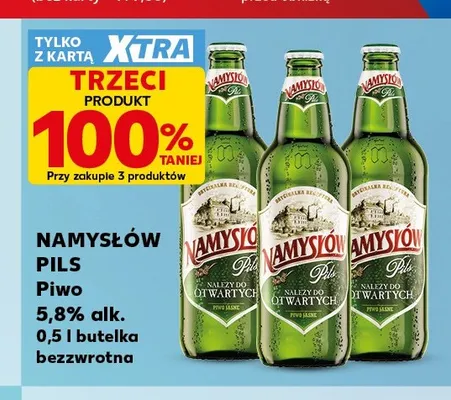Piwo Namysłów Pils promocja w Kaufland