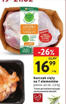Kurczak cięty na 7 elementów promocja w Intermarche