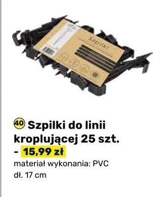 Szpilki do linii kroplującej 25 szt. promocja w Bricomarche