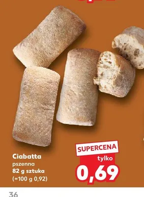 Ciabatta pszenna promocja w Kaufland