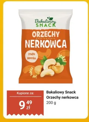 Orzechy nerkowca Bakaliowy Snack promocja w Dino