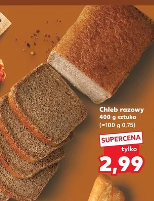 Chleb razowy promocja w Kaufland