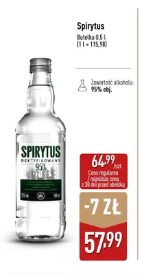 Spirytus promocja w Aldi