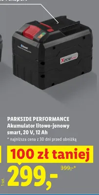 Akumulator litowo-jonowy smart 20V 12Ah promocja w Lidl