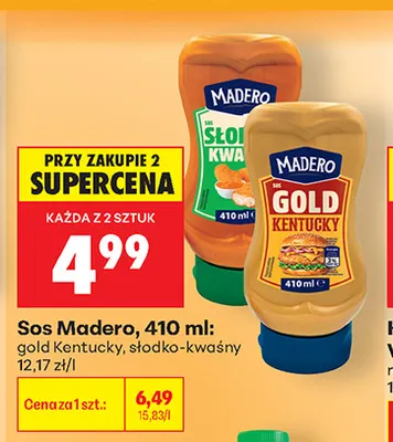 Sos Madero gold Kentucky promocja w Biedronka