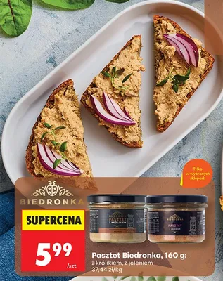 Pasztet z królikiem promocja w Biedronka