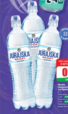 Woda niegazowana Sport promocja w Dino
