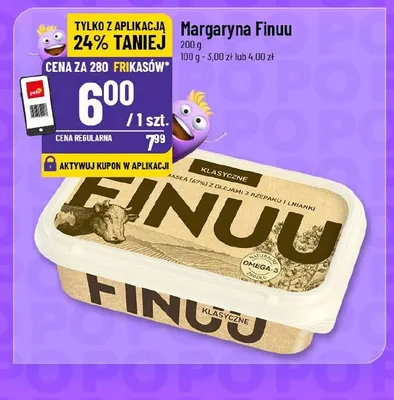 Margaryna klasyczna Finuu promocja w POLOmarket