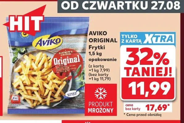 Frytki Aviko Original promocja w Kaufland