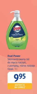 Skoncentrowany żel do mycia naczyń Dual Power promocja w Drogerie DM