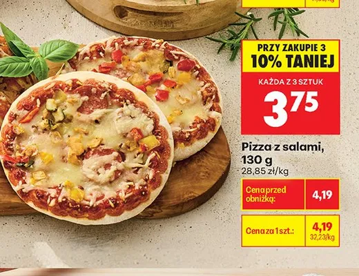 Pizza z salami promocja w Biedronka