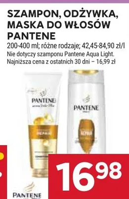 Szampon, odżywka, maska do włosów Pantene 200-400ml różne rodzaje promocja w Stokrotka