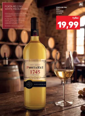 Wino Porta Rei 1745 promocja w Kaufland