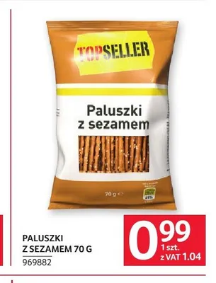 Paluszki z sezamem Topseller promocja w Selgros