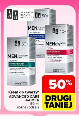 Krem do twarzy Advanced Care AA Men promocja w Carrefour