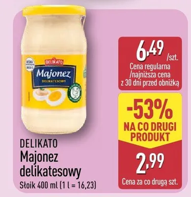 Majonez delikatesowy promocja w Aldi
