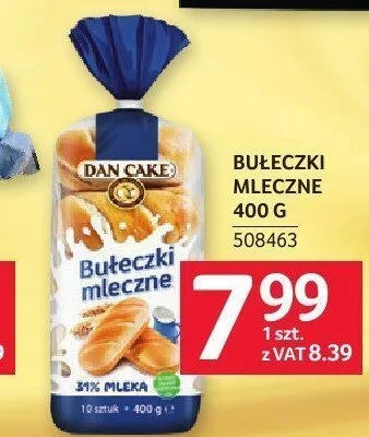 Bułeczki mleczne Dan Cake promocja w Selgros