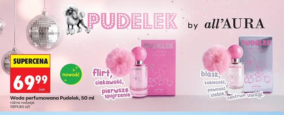 Woda perfumowana Pudelek promocja w Biedronka