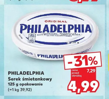 Serek śmietankowy Philadelphia promocja w Kaufland