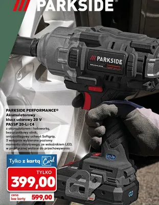 Akumulatorowy klucz udarowy 20 V PASSP 20-Li C4 promocja w Kaufland