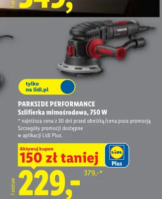 Szlifierka mimośrodowa Parkside Performance promocja w Lidl