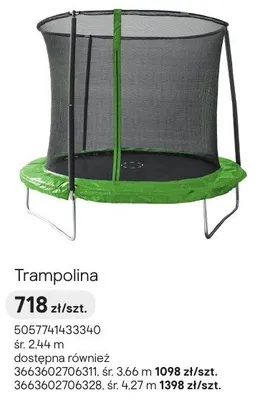 Trampolina promocja w Castorama