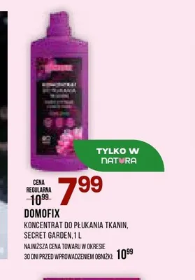 Koncentrat do płukania tkanin Domofix Secret Garden promocja w Drogerie Natura