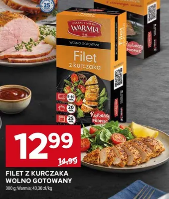 Filet z kurczaka wolno gotowany Warmia promocja w Stokrotka