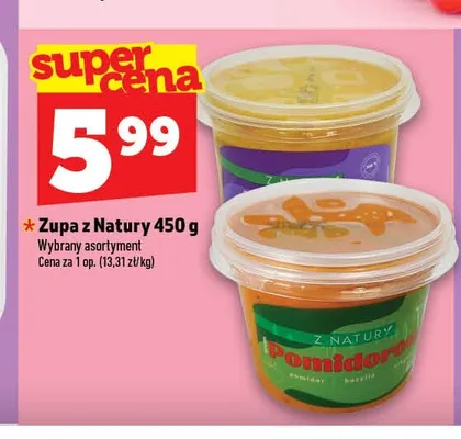 Zupa z Natury promocja w TOPAZ