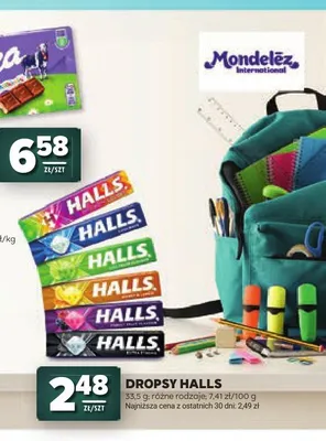 Dropsy Halls Cool Wave promocja w Stokrotka