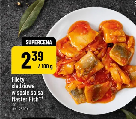 Filety śledziowe w sosie salsa Master Fish promocja w POLOmarket