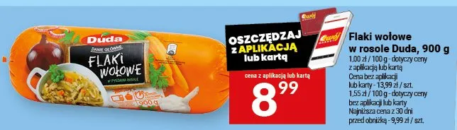 Flaki wołowe w rosole Duda promocja w Twój Market