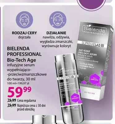 Infuzyjne serum do twarzy Bielenda Professional Supremelab Bio-Tech Age promocja w Hebe
