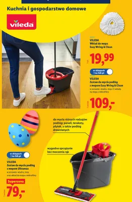 Wkład do mopa Easy Wring & Clean promocja w Lidl