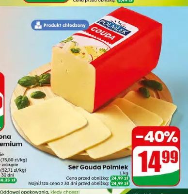Ser Gouda Polmlek promocja w Dino