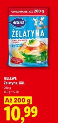 Żelatyna Gellwe XXL promocja w Lidl