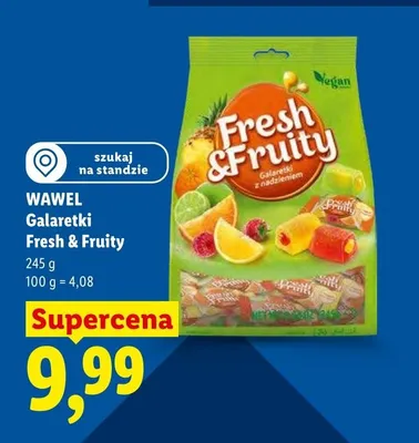 Galaretki Wawel Fresh & Fruity promocja w Lidl