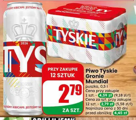 Piwo Tyskie Gronie Mundial promocja w Dino