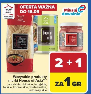 Produkty House of Asia promocja w Carrefour Market