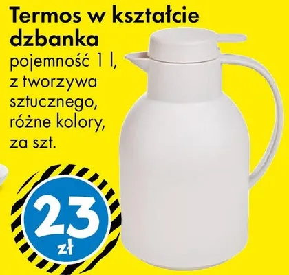 Termos w kształcie dzbanka promocja w Tedi