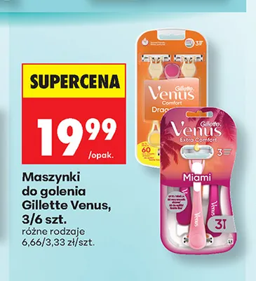 Maszynki do golenia Gillette Venus promocja w Biedronka