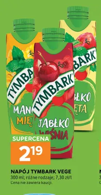 Napój Tymbark Vege promocja w Stokrotka