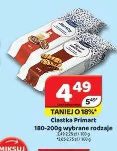 Ciastka Markizy Primart promocja w Delfin