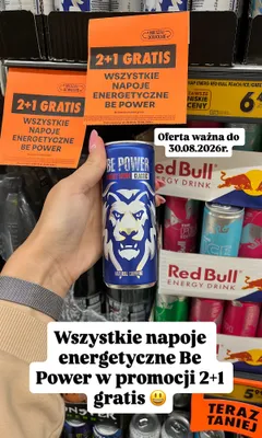 Napój energetyczny Be Power Classic promocja w Biedronka