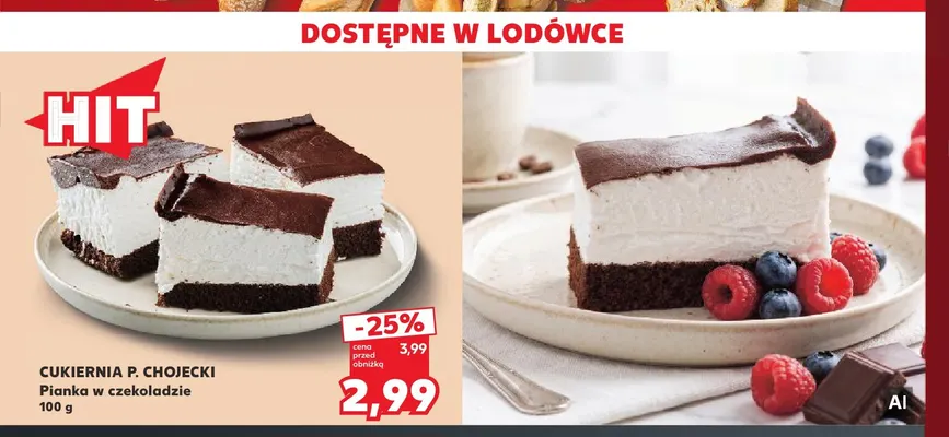 Pianka w czekoladzie Cukiernia P. Chojecki promocja w Kaufland