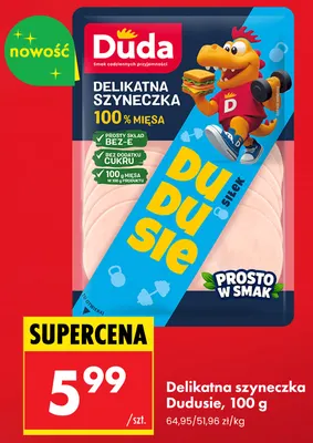 Delikatna szyneczka Dudusie Duda promocja w Biedronka