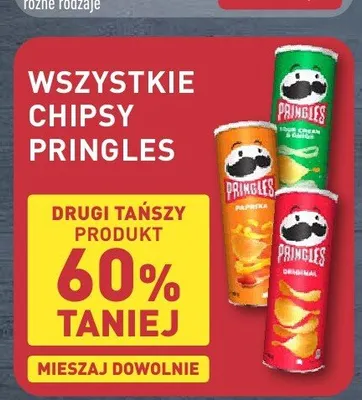 Chipsy Pringles Paprika promocja w Aldi